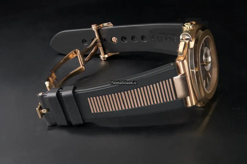 Alternative view of Patek Philippe Nautilus 5980r.001 40.5MM Rose Gold Case Automatic