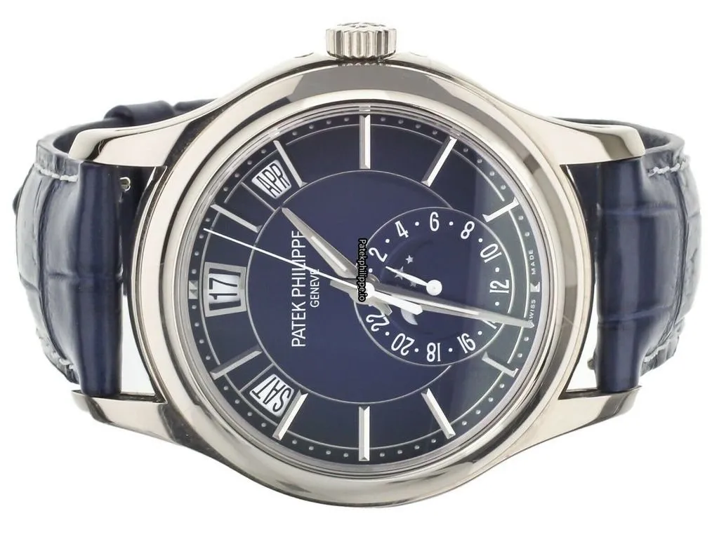 Alternative view of Patek Philippe Annual Calendar 5205g-013 40MM White Gold Case Automatic