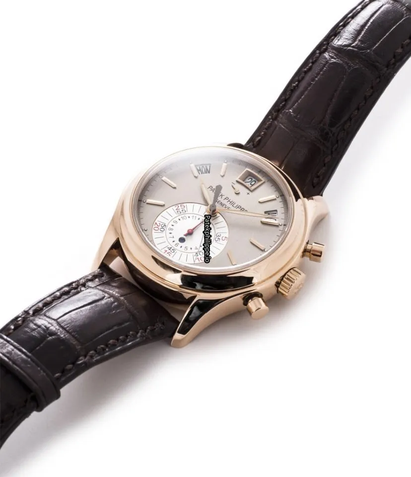 Alternative view of Patek Philippe Annual Calendar 5960r-001 40MM Rose Gold Case Automatic
