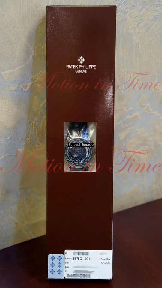 Alternative view of Patek Philippe Complications 5575g-001 39.8MM White Gold Case Automatic