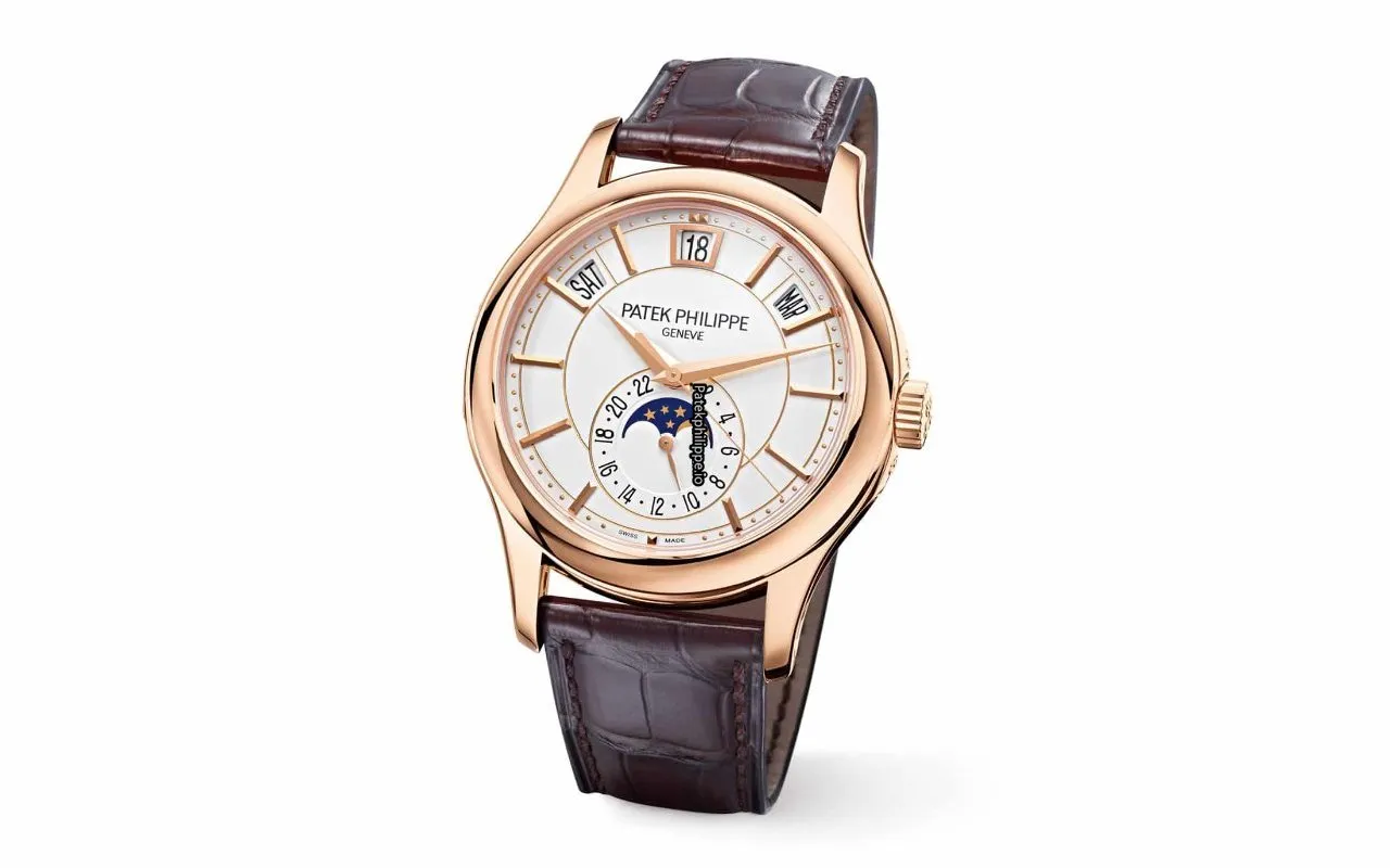 Alternative view of Patek Philippe Annual Calendar 5205r-001 40MM Rose Gold Case Automatic