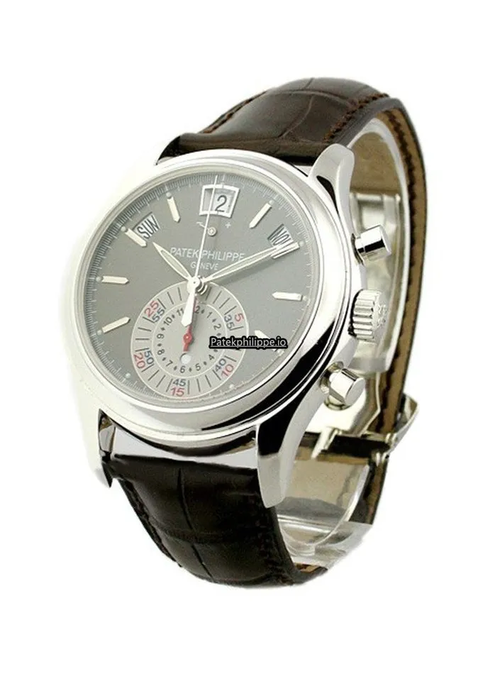 Alternative view of Patek Philippe Annual Calendar 5960p-001 40MM Platinum Case Automatic