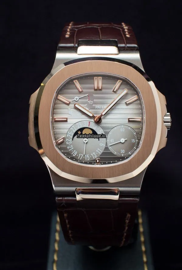 Patek Philippe Nautilus 5712gr-001 40MM Rose Gold Case Automatic