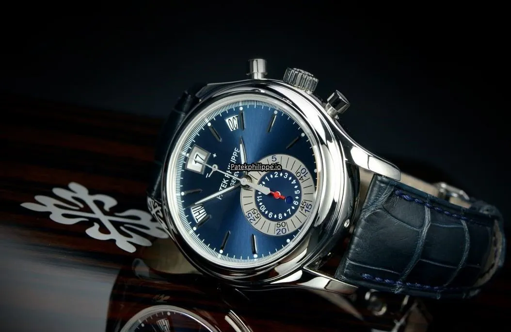 Alternative view of Patek Philippe Annual Calendar 5960p-015 40MM Platinum Case Automatic