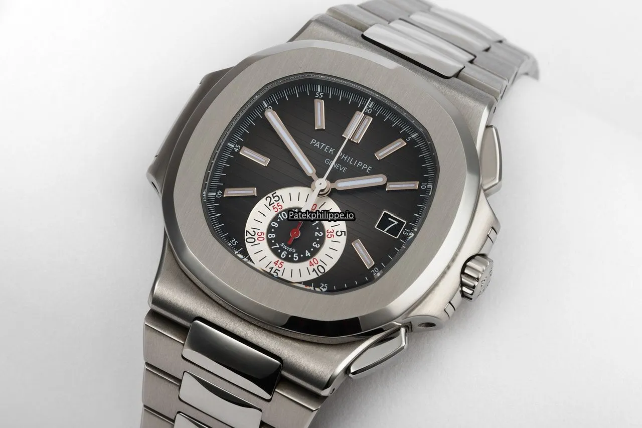 Alternative view of Patek Philippe Nautilus 5980.1a.014 41.5MM Steel Case Automatic