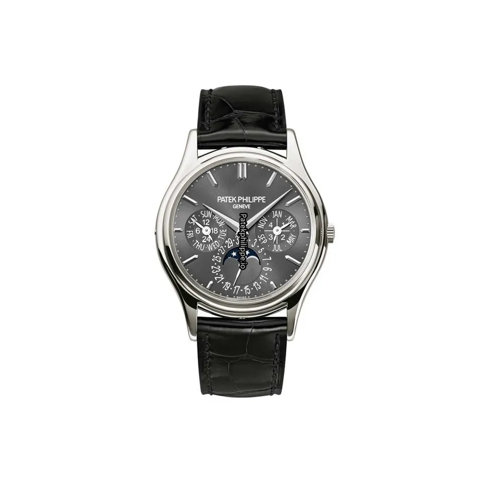 Patek Philippe Perpetual Calendar 5140p-017 37.2MM Platinum Case Automatic