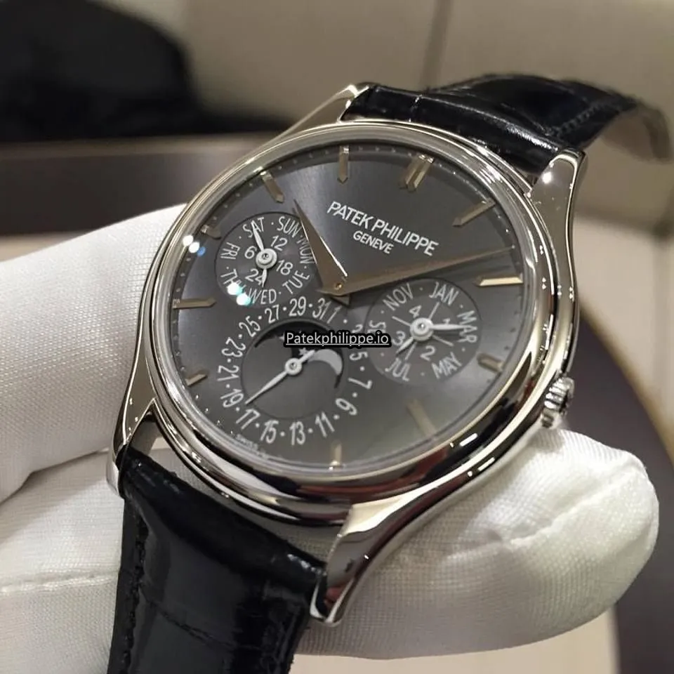Alternative view of Patek Philippe Perpetual Calendar 5140p-017 37.2MM Platinum Case Automatic