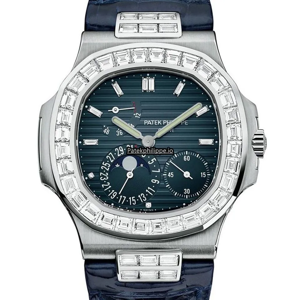 Alternative view of Patek Philippe Nautilus 5724g-001 40MM White Gold Case Automatic
