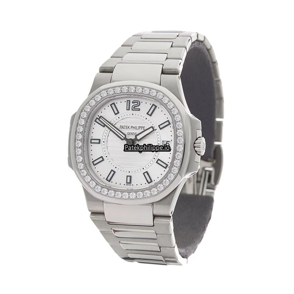 Patek Philippe Nautilus 7010.1g.001 32MM White Gold Case Quartz