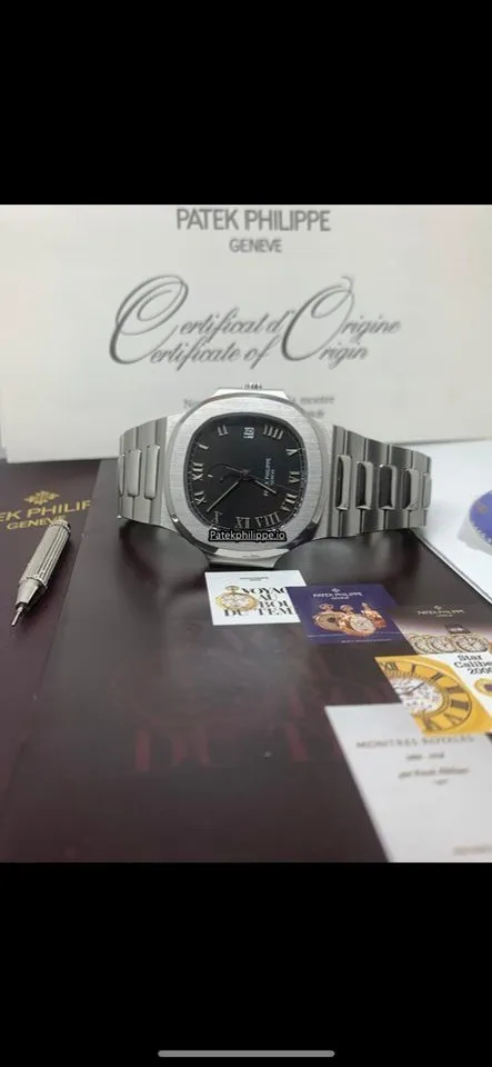 Alternative view of Patek Philippe Nautilus 3710/1a-001 42x38MM Steel Case Automatic