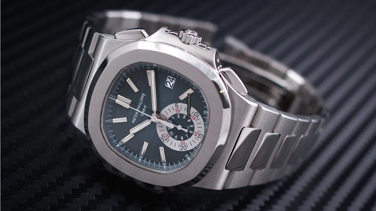Alternative view of Patek Philippe Nautilus 5980.1a.001 41.5MM Steel Case Automatic
