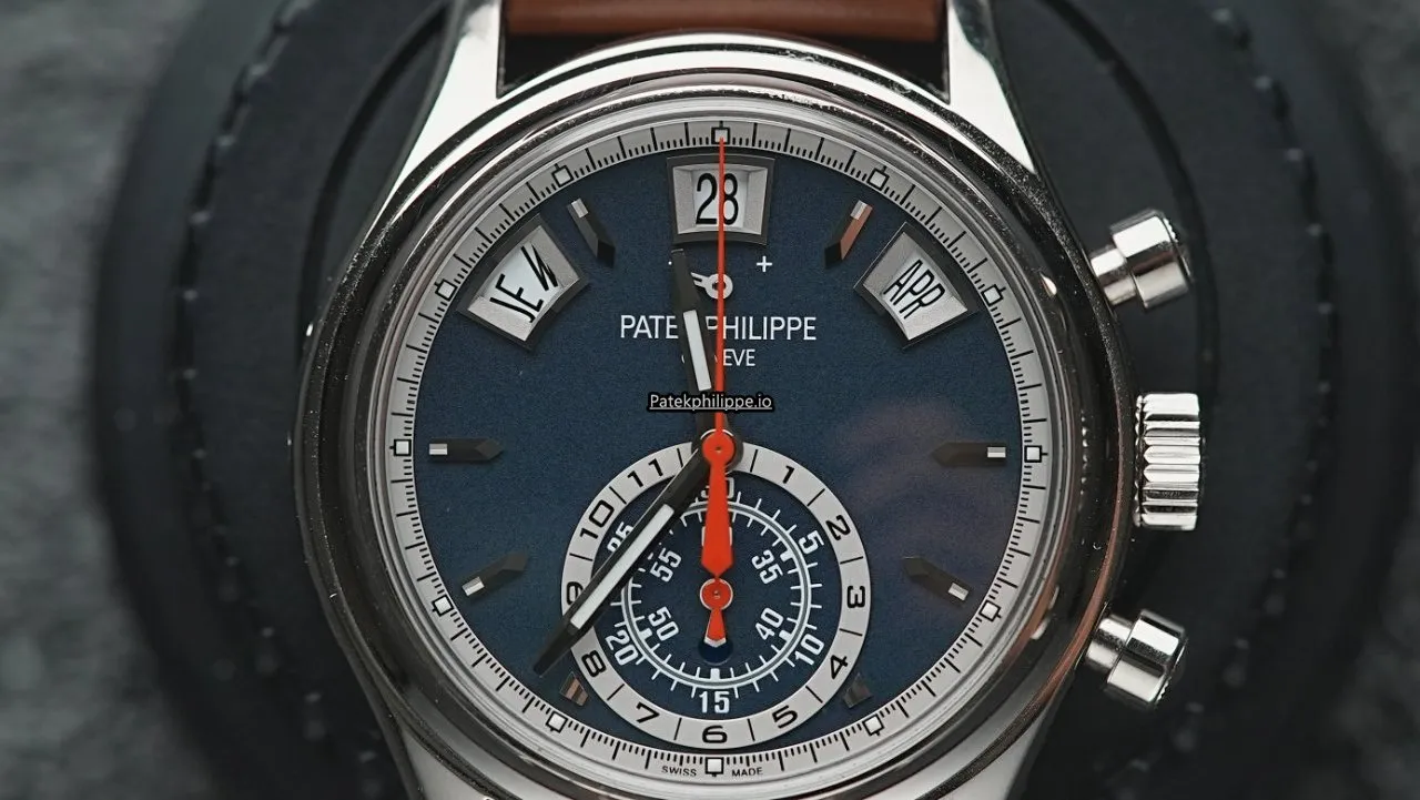 Alternative view of Patek Philippe Annual Calendar 5960/01g-001 40.5MM White Gold Case Automatic