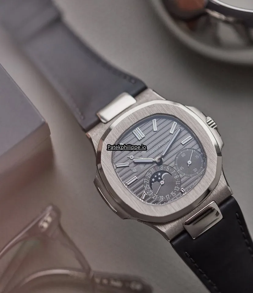 Alternative view of Patek Philippe Nautilus 5712g-001 40x38MM White Gold Case Automatic