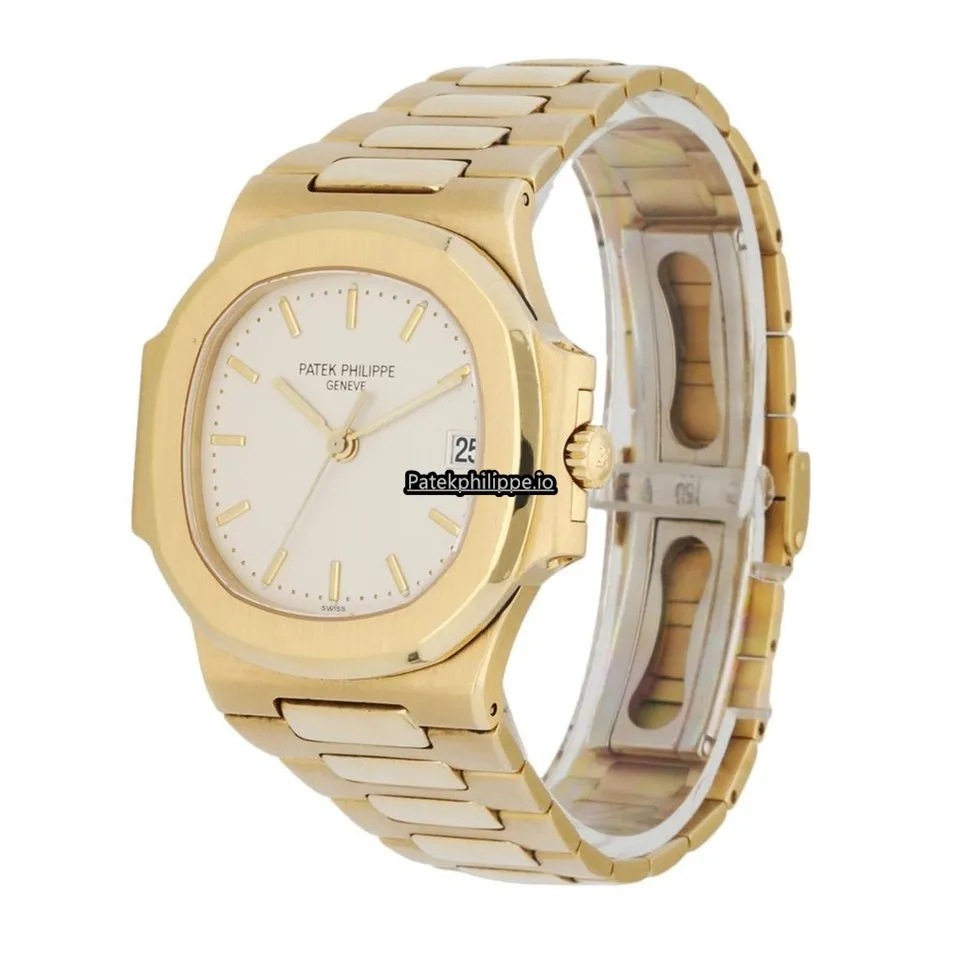 Alternative view of Patek Philippe Nautilus 3800/1j 38MM Yellow Gold Case Automatic