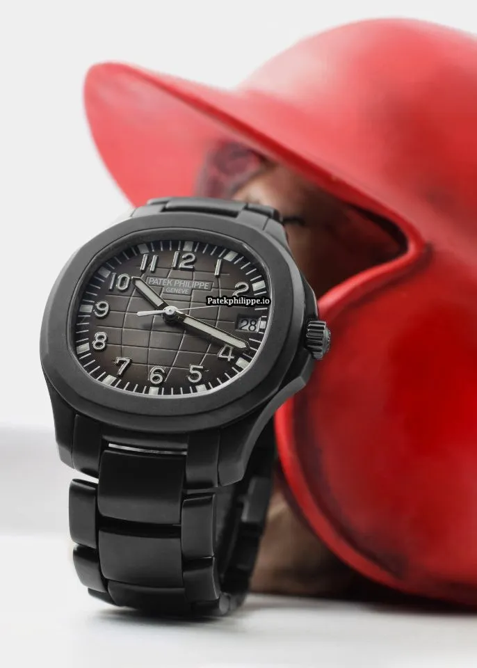 Alternative view of Patek Philippe Aquanaut 5167.1a.001 Dlc 40MM Steel Case Automatic
