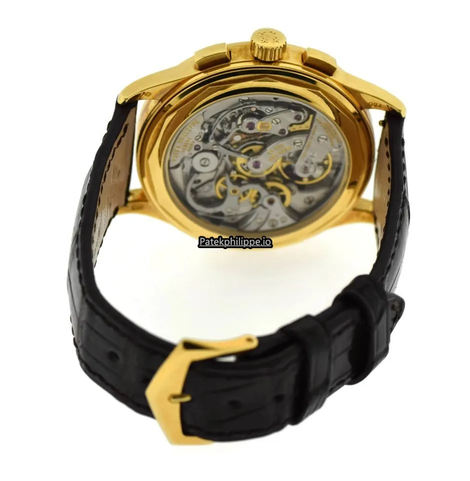 Alternative view of Patek Philippe Chronograph 5170j 39MM Yellow Gold Case Manual Winding