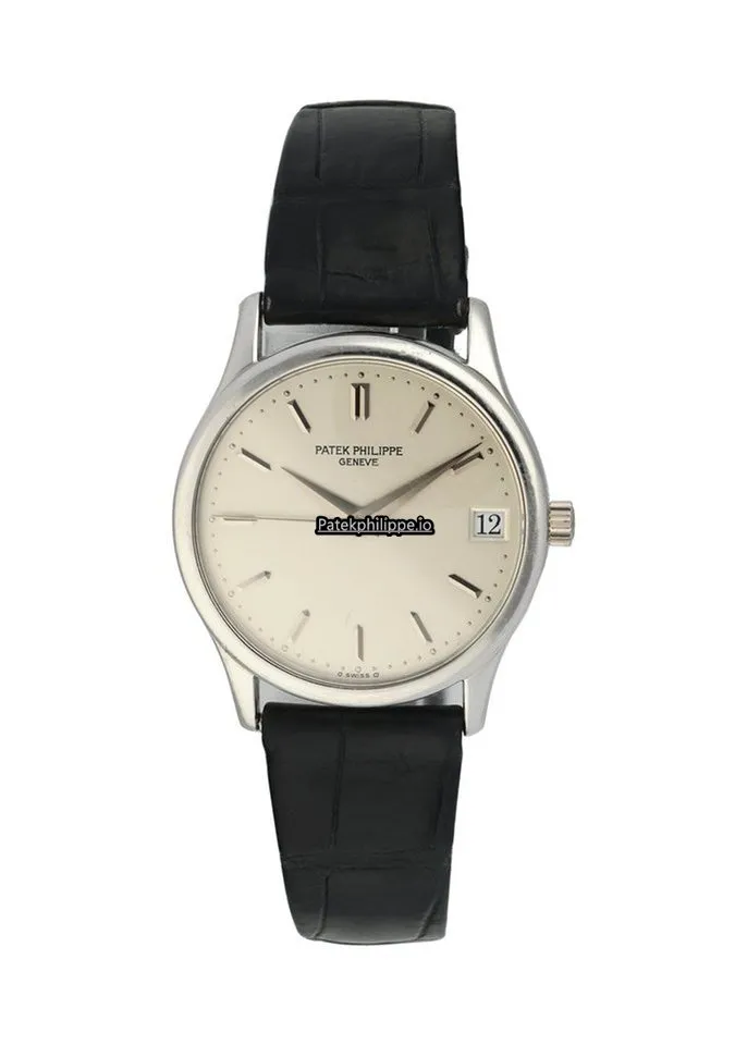 Alternative view of Patek Philippe Calatrava 3998p 34MM Platinum Case Automatic