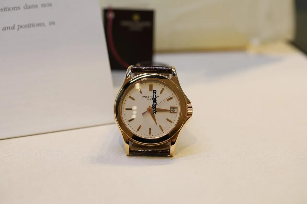 Alternative view of Patek Philippe Calatrava 5107r-001 37MM Rose Gold Case Automatic