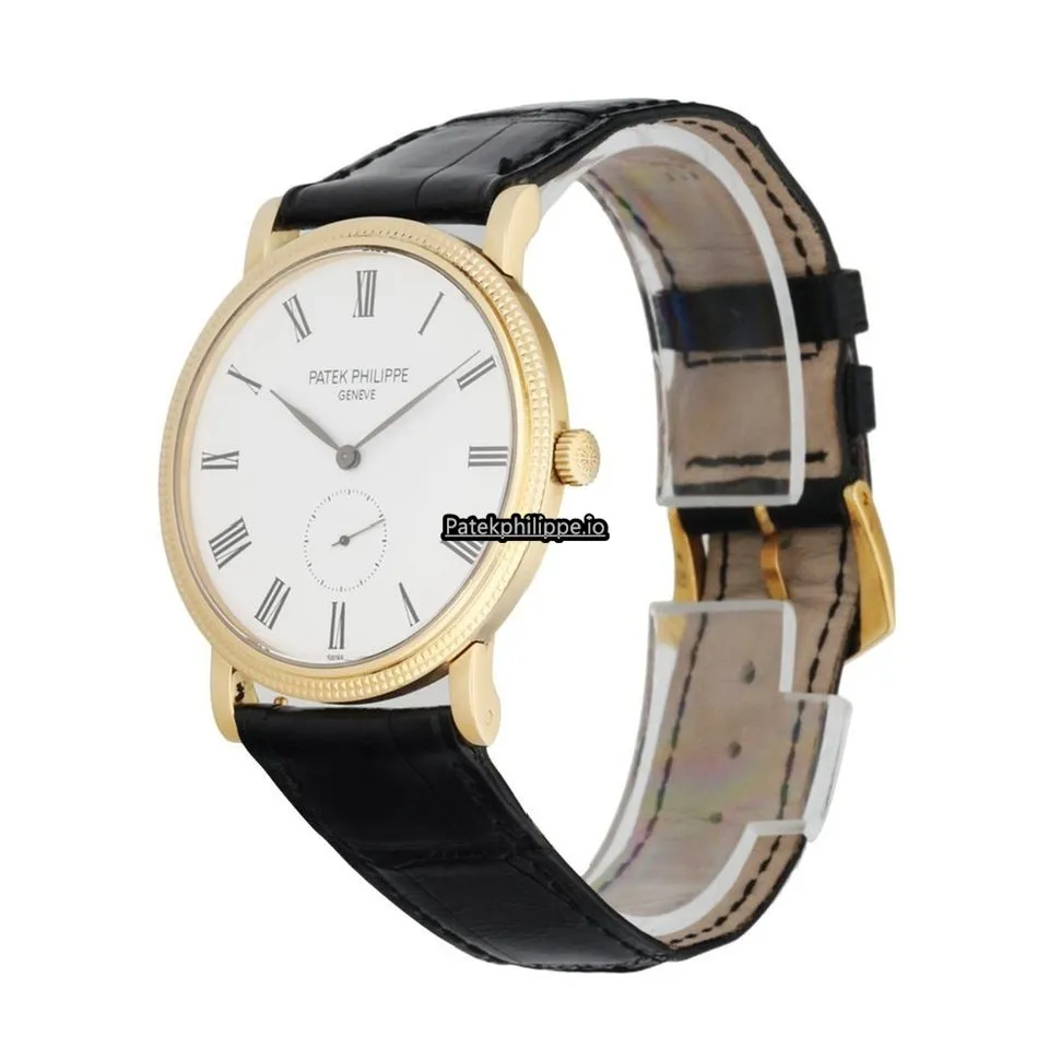 Alternative view of Patek Philippe Calatrava 5119j-001 36MM White Gold Case Automatic