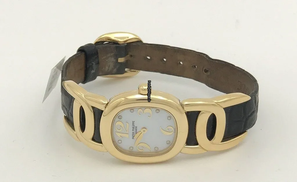 Alternative view of Patek Philippe Golden Ellipse 4830j 23MM Yellow Gold Case Quartz