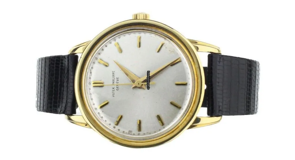 Alternative view of Patek Philippe Calatrava 2481j 37MM Yellow Gold Case Manual Winding