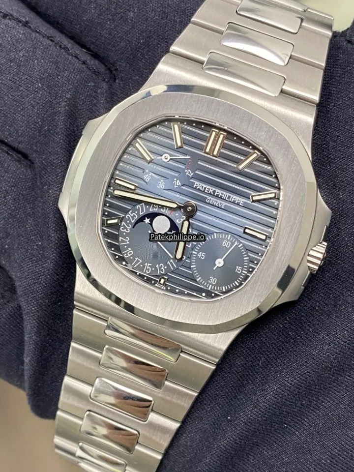 Alternative view of Patek Philippe Nautilus 5712/1a-001 40x38MM Steel Case Automatic