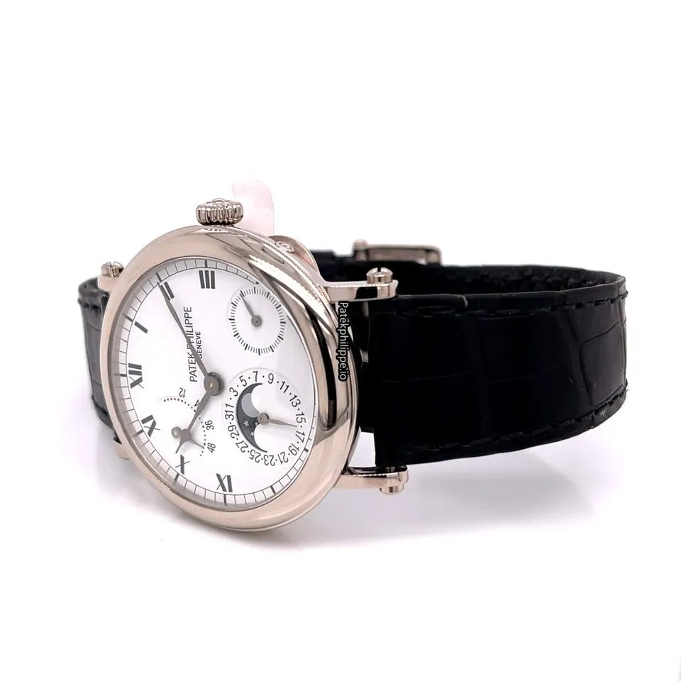 Alternative view of Patek Philippe Complications 5054g-001 36MM White Gold Case Automatic