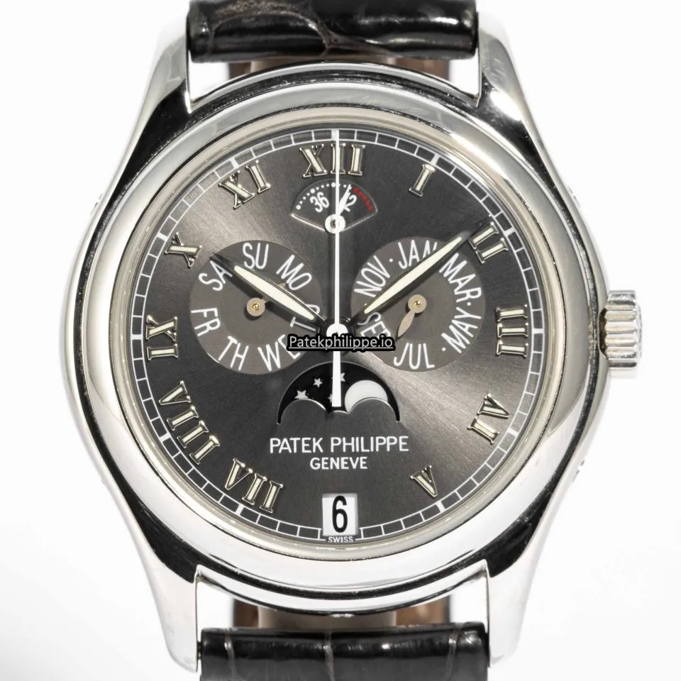 Alternative view of Patek Philippe Annual Calendar 5056p 36MM Platinum Case Automatic