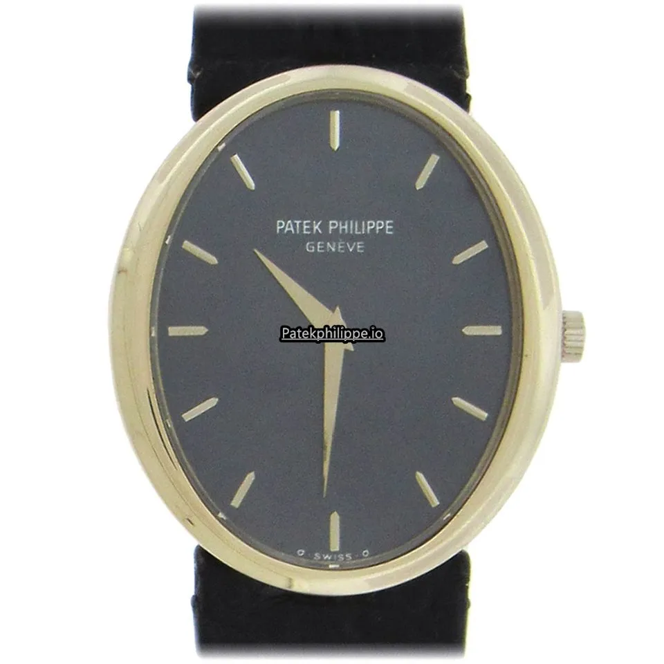 Patek Philippe Golden Ellipse 3598 30x35MM White Gold Case Manual Winding