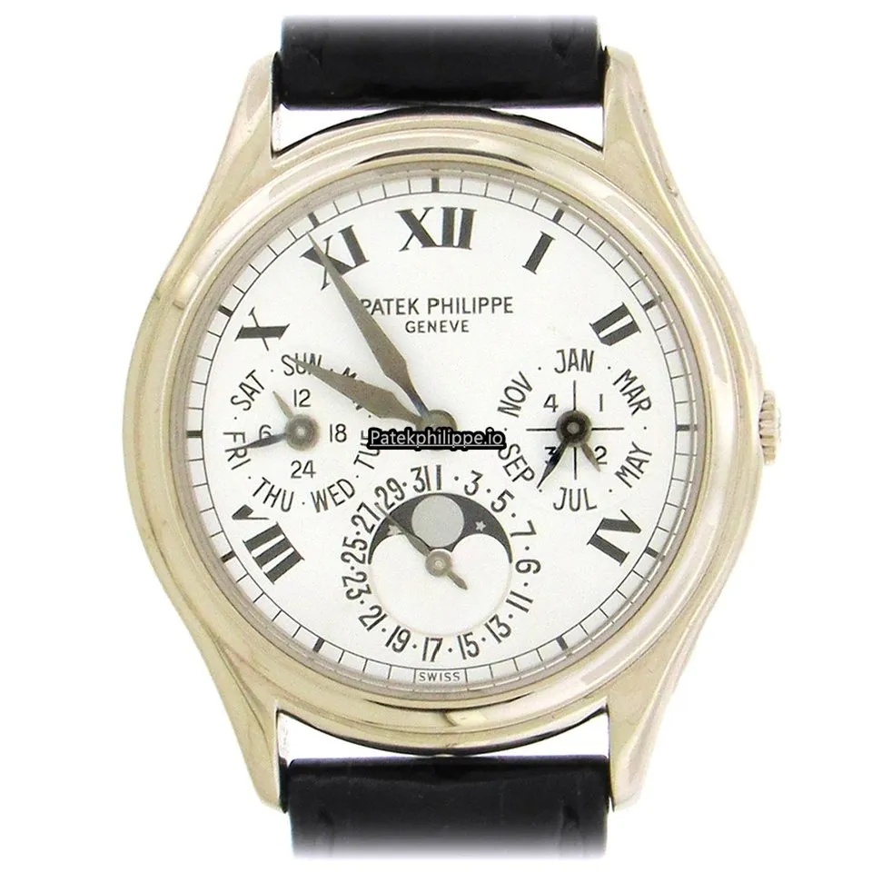 Patek Philippe Perpetual Calendar 3940g 36MM White Gold Case Automatic
