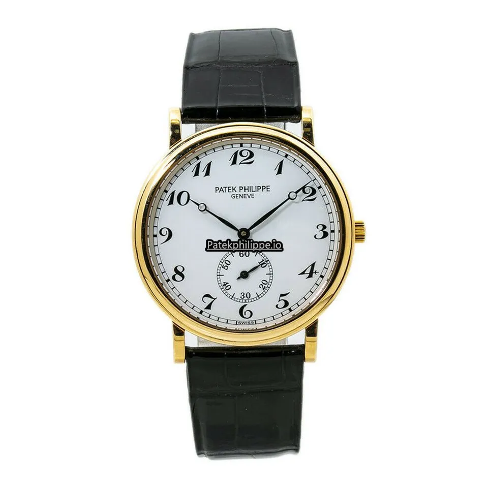 Patek Philippe Calatrava 5022 33MM Yellow Gold Case Manual Winding