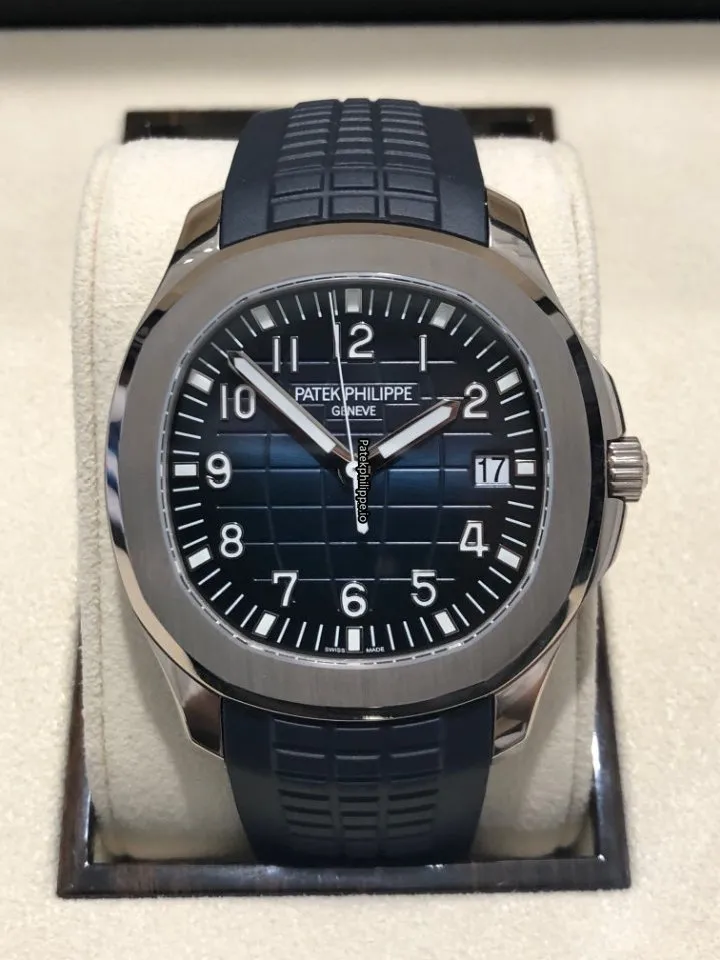Alternative view of Patek Philippe Aquanaut 5168g-001 42.2MM White Gold Case Automatic