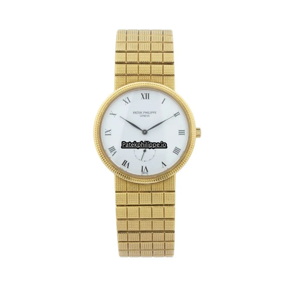 Patek Philippe Calatrava 3919 Yellow Gold Case Manual Winding