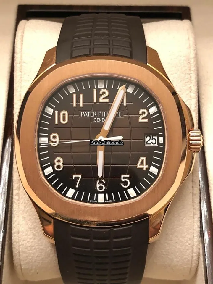 Alternative view of Patek Philippe Aquanaut 5167r 40MM Rose Gold Case Automatic