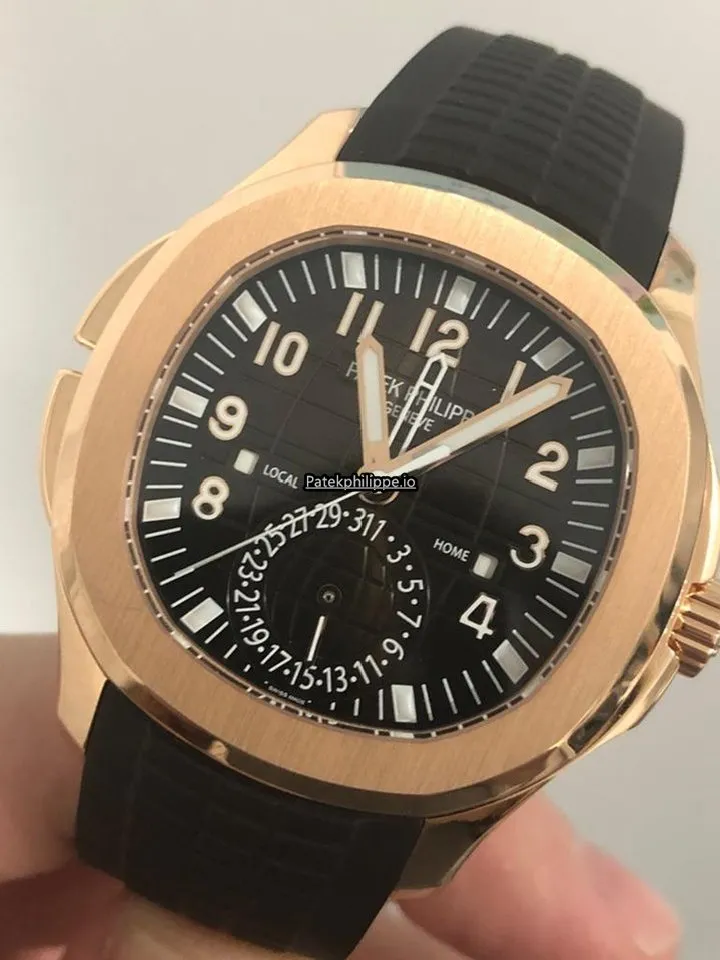 Alternative view of Patek Philippe Aquanaut 5164r-001 40.8MM Rose Gold Case Automatic
