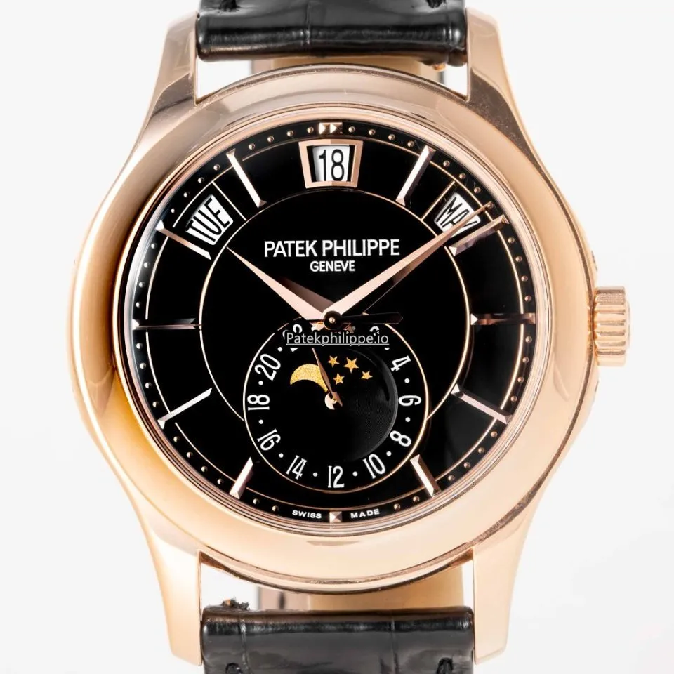 Alternative view of Patek Philippe Annual Calendar 5205r-010 40MM Rose Gold Case Automatic