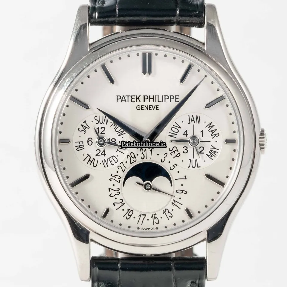 Alternative view of Patek Philippe Perpetual Calendar 5140g-001 37.2MM White Gold Case Automatic