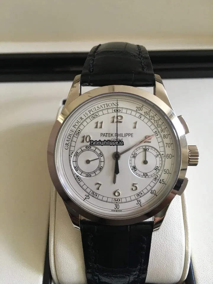 Patek Philippe Chronograph 5170g-001 39MM White Gold Case Manual Winding
