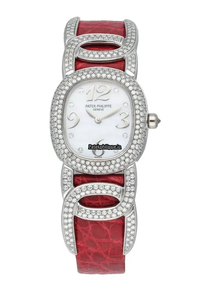 Patek Philippe Golden Ellipse 4832 23MM White Gold Case Quartz
