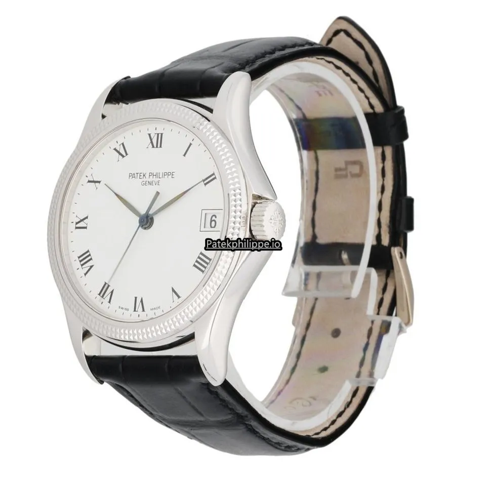 Alternative view of Patek Philippe Calatrava 5117g 36MM White Gold Case Automatic