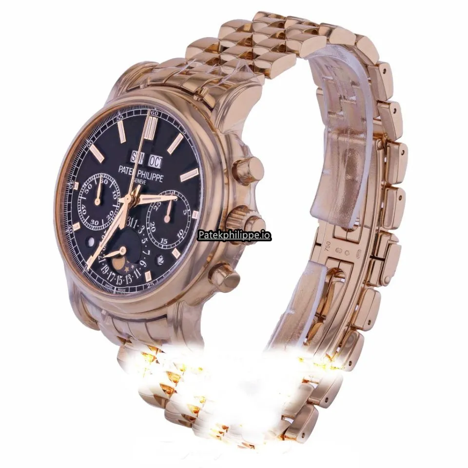 Alternative view of Patek Philippe Perpetual Calendar 5204/1r-001 40MM Rose Gold Case Manual Winding