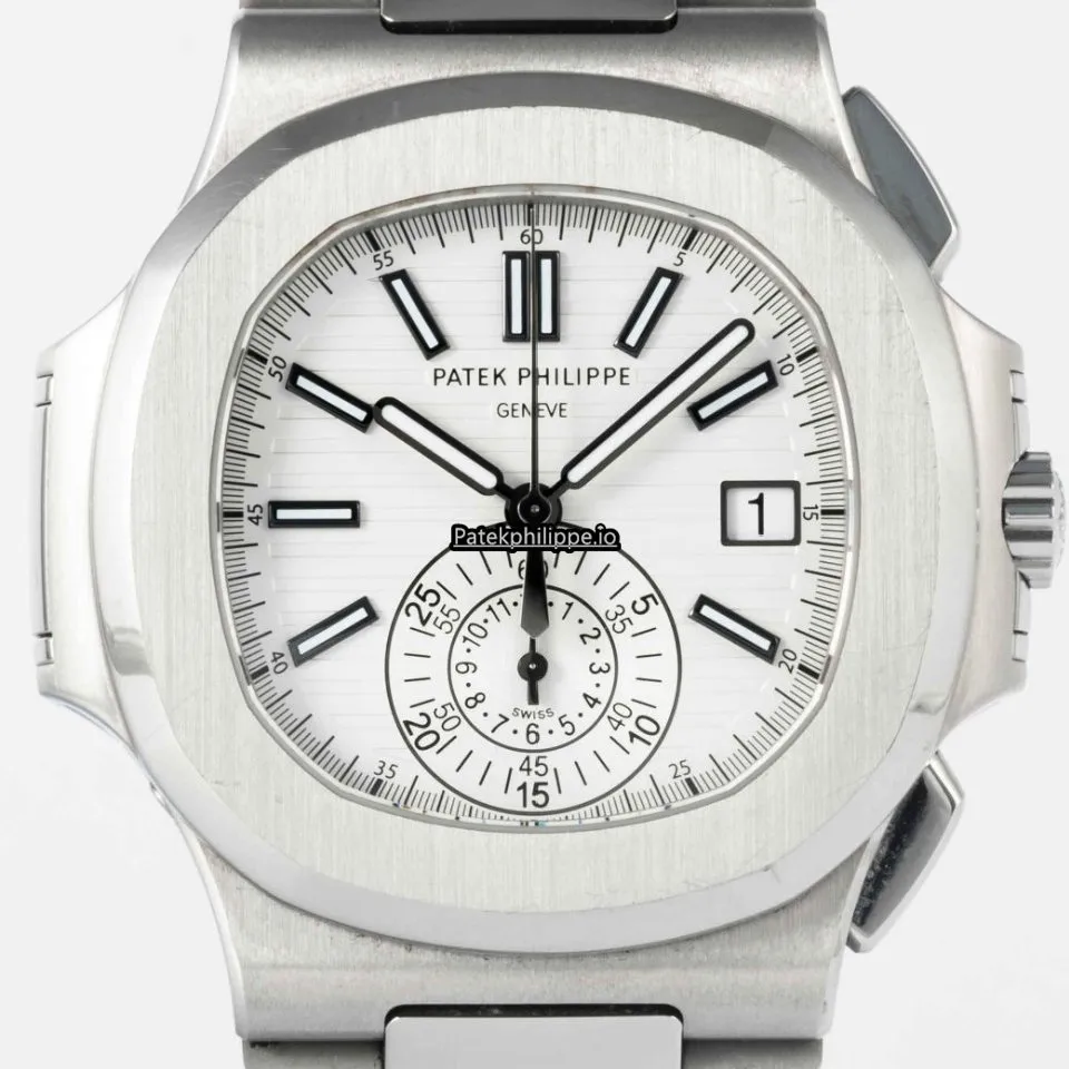 Alternative view of Patek Philippe Nautilus 5980/1a-019 40.5MM Steel Case Automatic