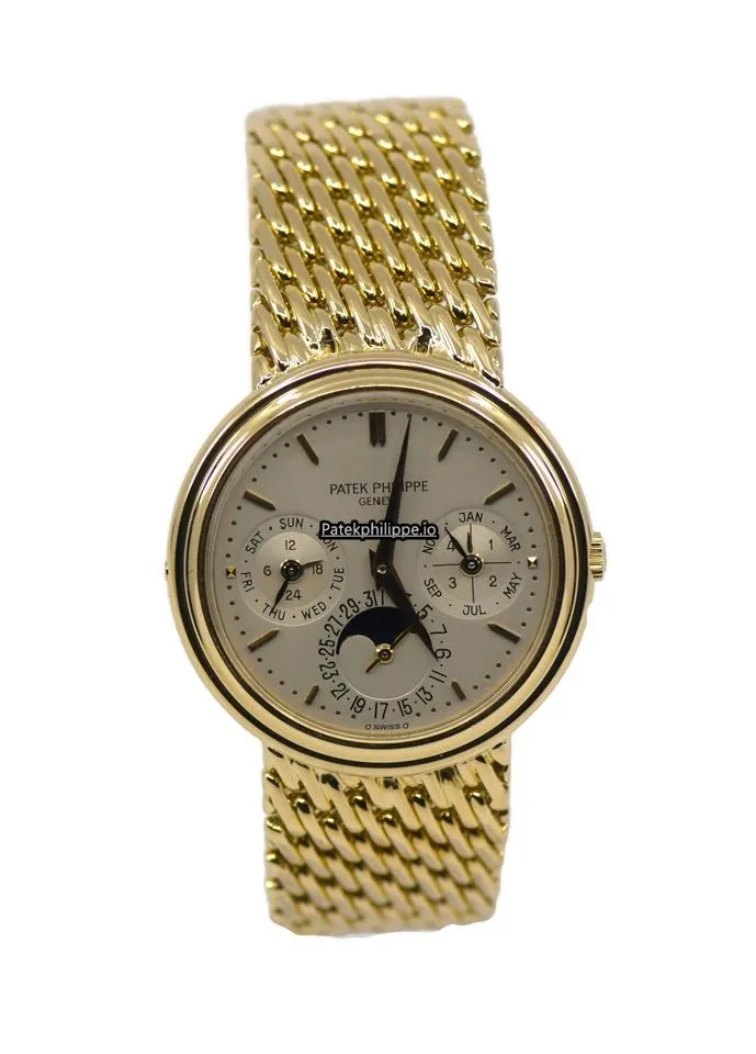 Patek Philippe Perpetual Calendar 3945 36MM Yellow Gold Case Automatic