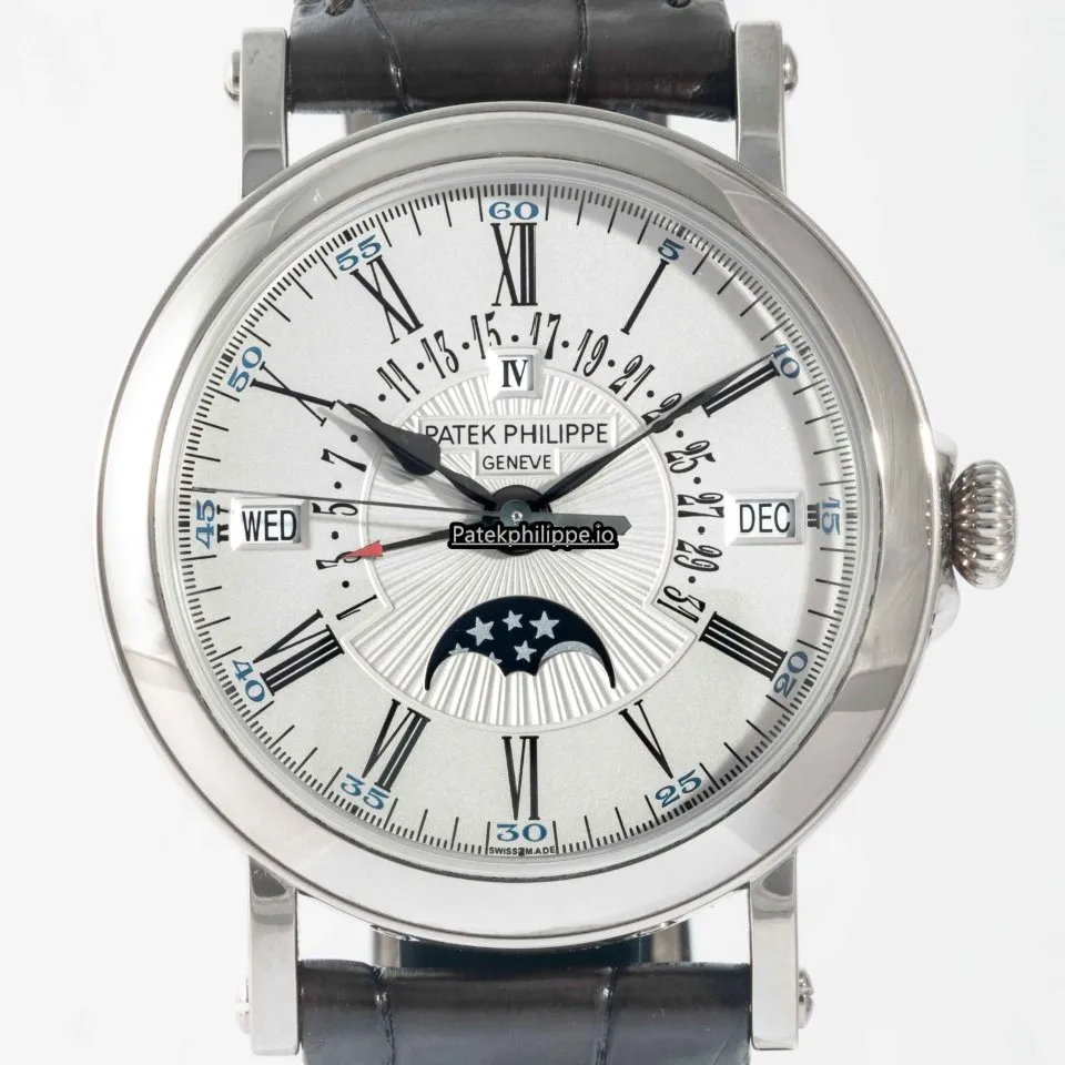 Alternative view of Patek Philippe Perpetual Calendar 5159g-001 38MM White Gold Case Automatic