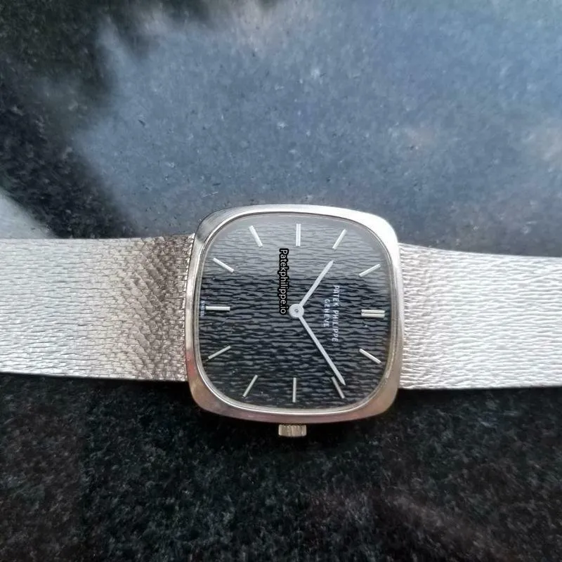 Alternative view of Patek Philippe 28MM White Gold Case Manual Winding