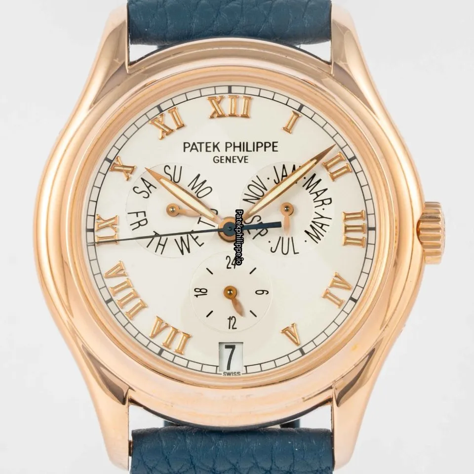 Alternative view of Patek Philippe Annual Calendar 5035r 37MM Rose Gold Case Automatic