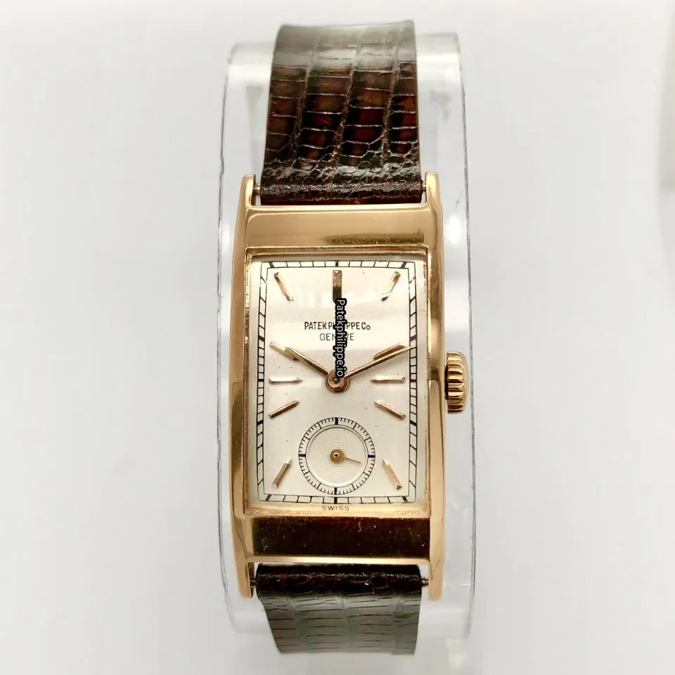 Patek Philippe Rose Gold Case Manual Winding