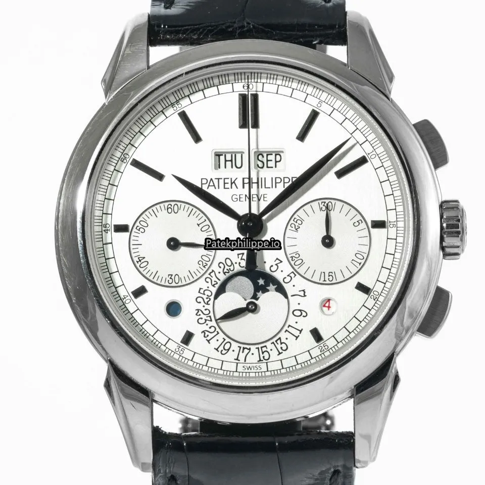 Alternative view of Patek Philippe Perpetual Calendar 5270g-001 41MM White Gold Case Manual Winding