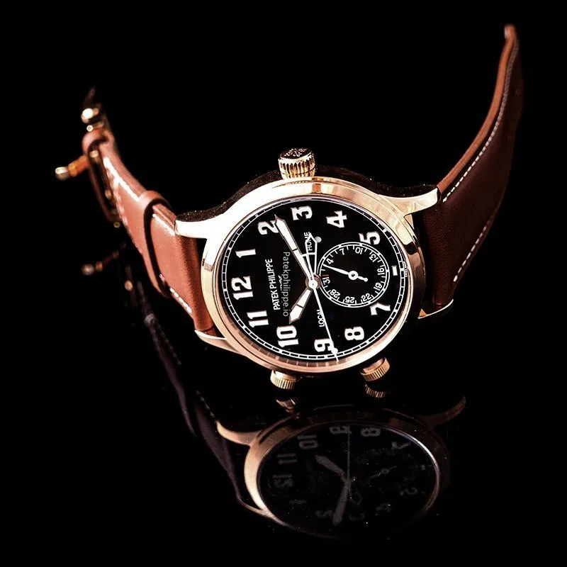 Patek Philippe Travel Time 5524r-001 42MM Rose Gold Case Automatic