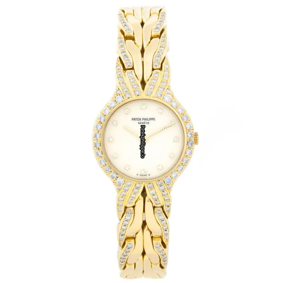 Patek Philippe 4816 24MM Yellow Gold Case Quartz